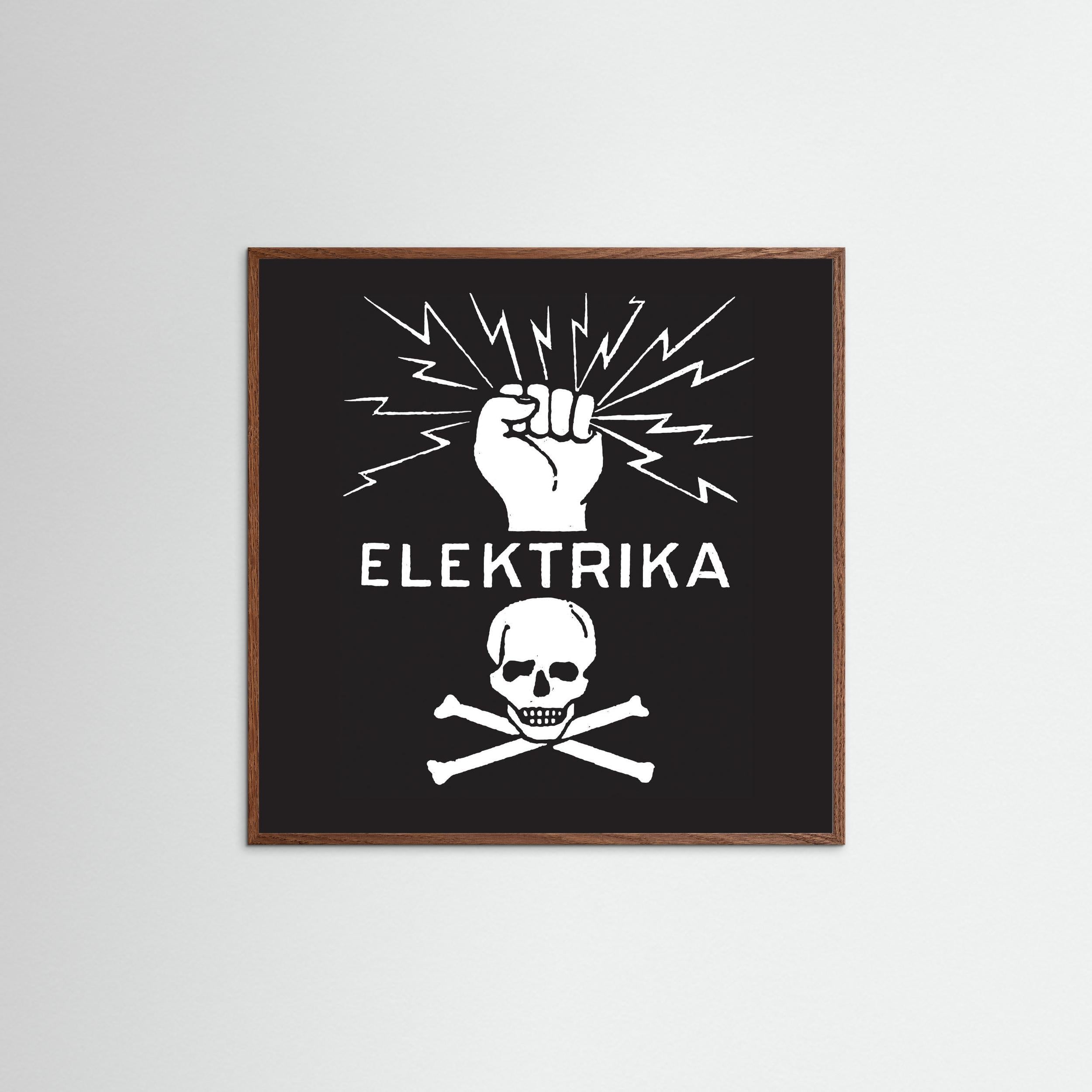 Elektrika — Punk poster, Giclee art print