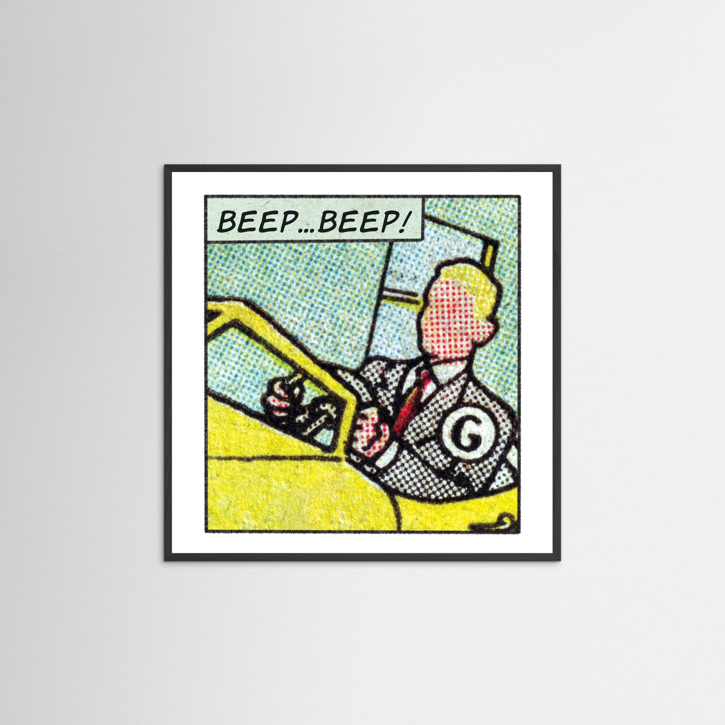 Beep Beep — Pop art comic Giclee Art Print