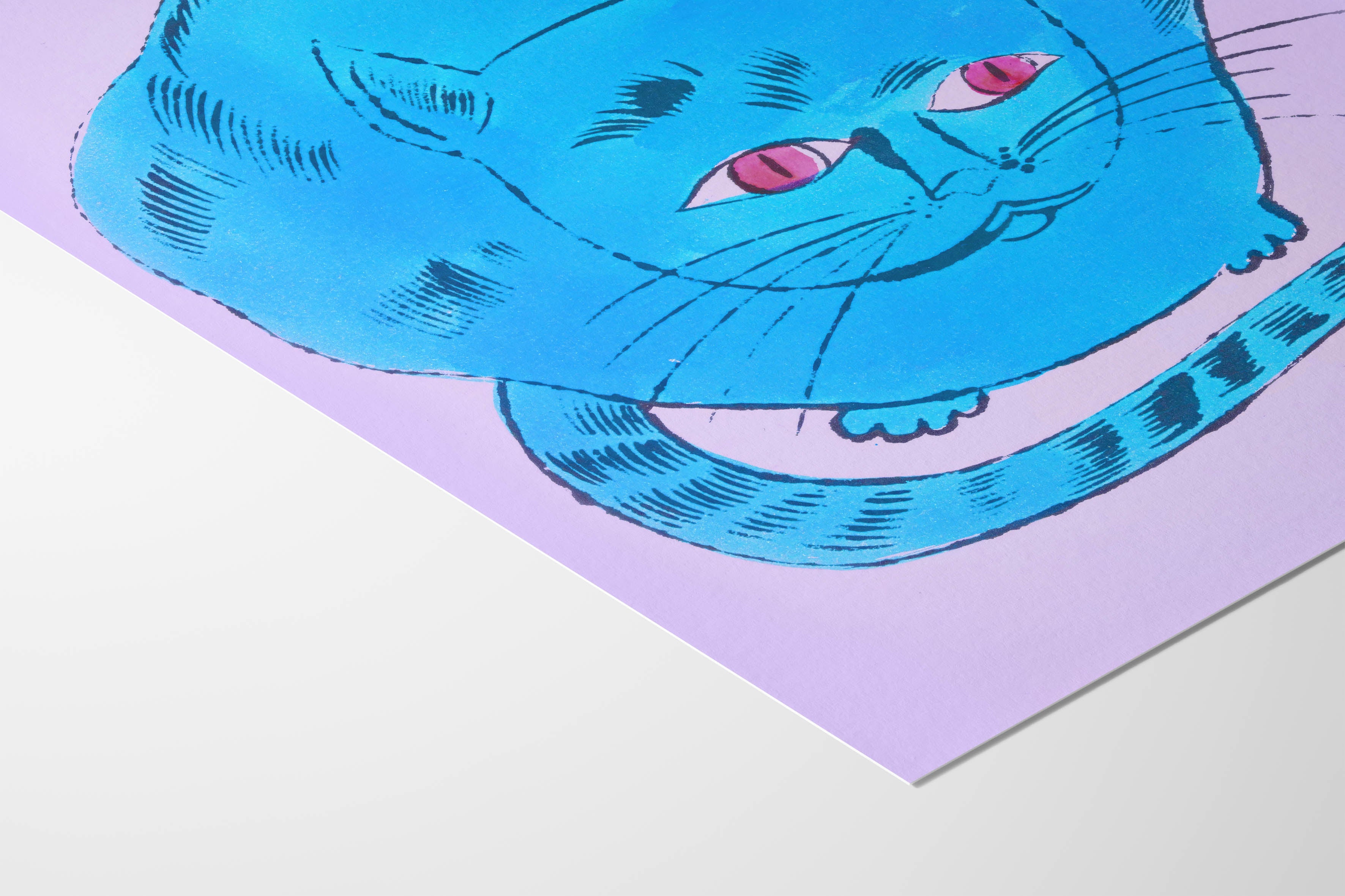 Blue Cat Sat on the Mat