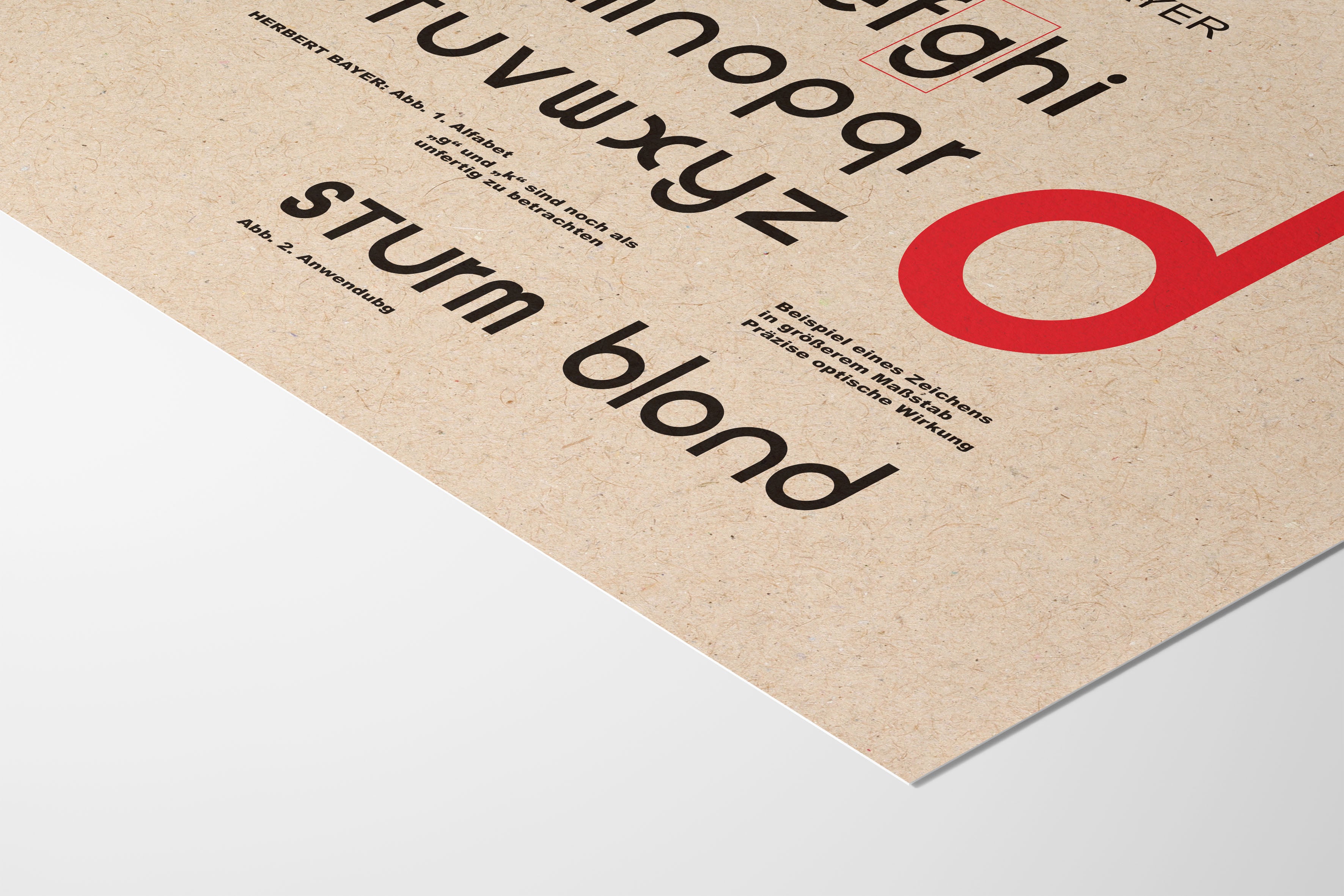 Herbert Bayer Font Landscape
