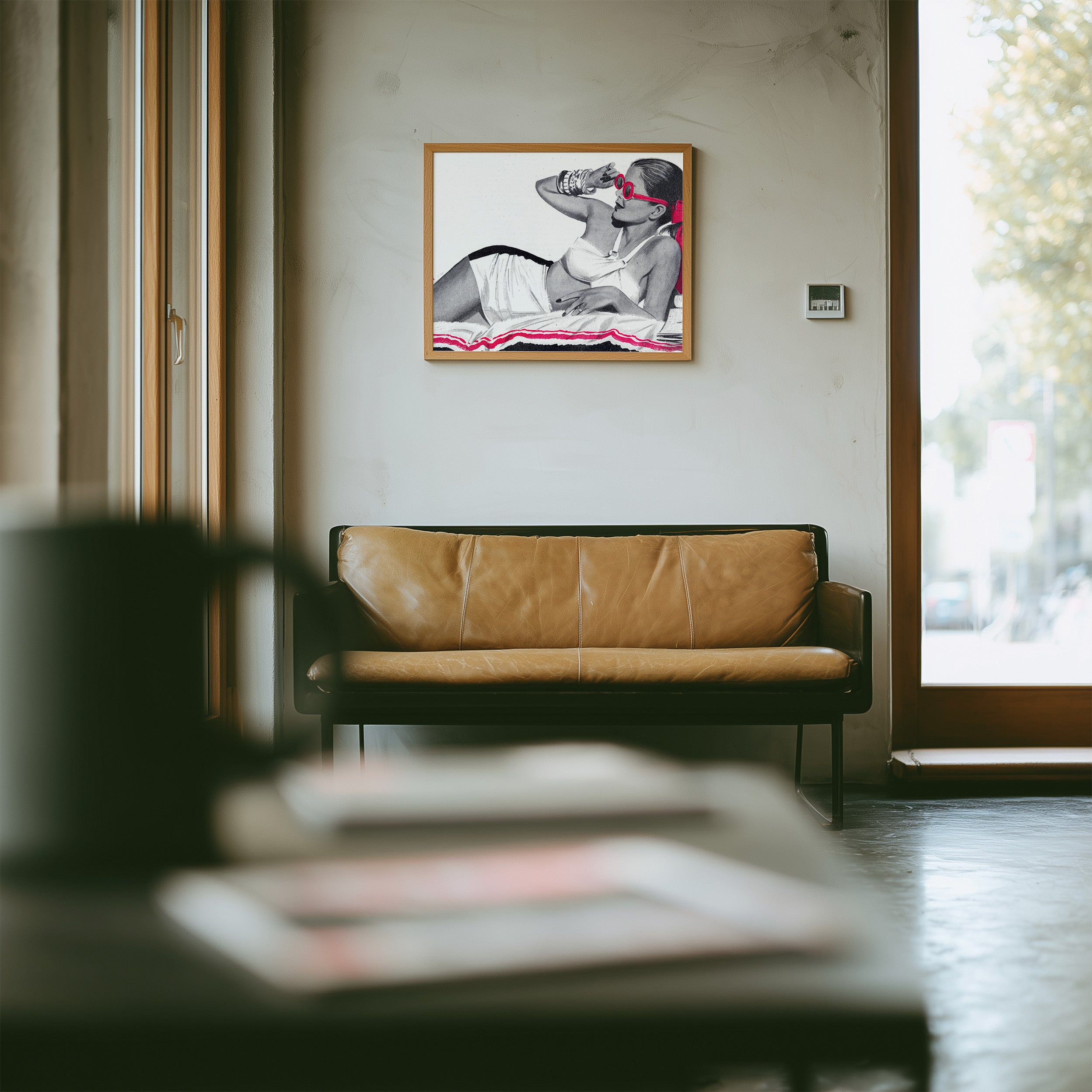 Sunshine Girl Red Glasses