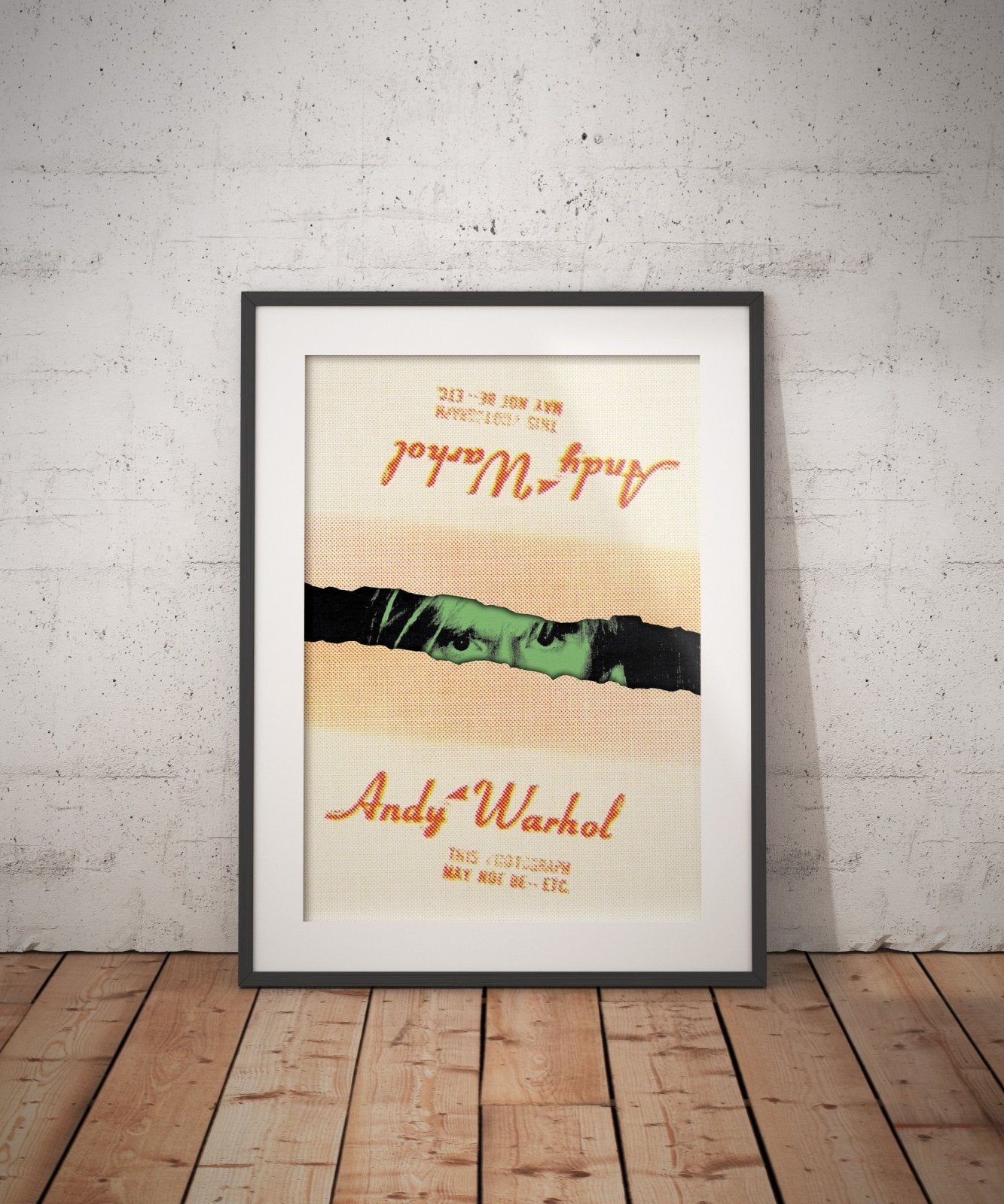 Andy Warhol Halftone - Rebel Rebel