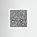 Black & White Abstract Street Art Print – Bold Graphic Urban Poster for Modern Interiors - Rebel Rebel