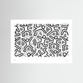 Black & White Street Art Print – Bold Graffiti Poster, Minimalist Urban Wall Art - Rebel Rebel