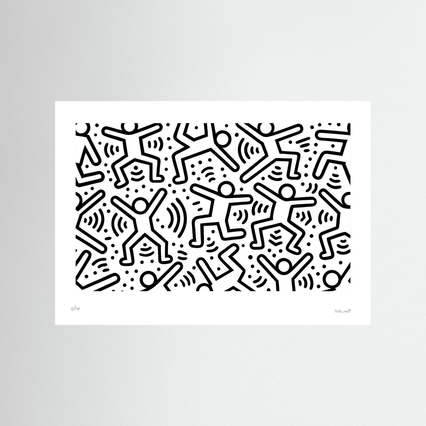 Black & White Street Art Print – Bold Graffiti Poster, Minimalist Urban Wall Art - Rebel Rebel