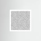 Black & White Street Art Print – Minimalist Graphic Poster, Modern Urban Wall Art - Rebel Rebel