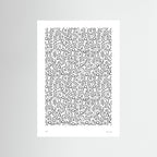 Black & White Street Art Print – Minimalist Urban Poster, Bold Graphic Wall Art - Rebel Rebel