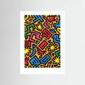 Colourful Abstract Street Art Print – Bold Graphic Urban Poster for Modern Interiors - Rebel Rebel