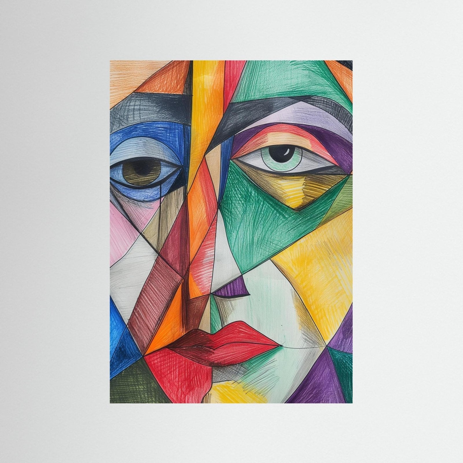 Cubism Art - 5 - Rebel Rebel