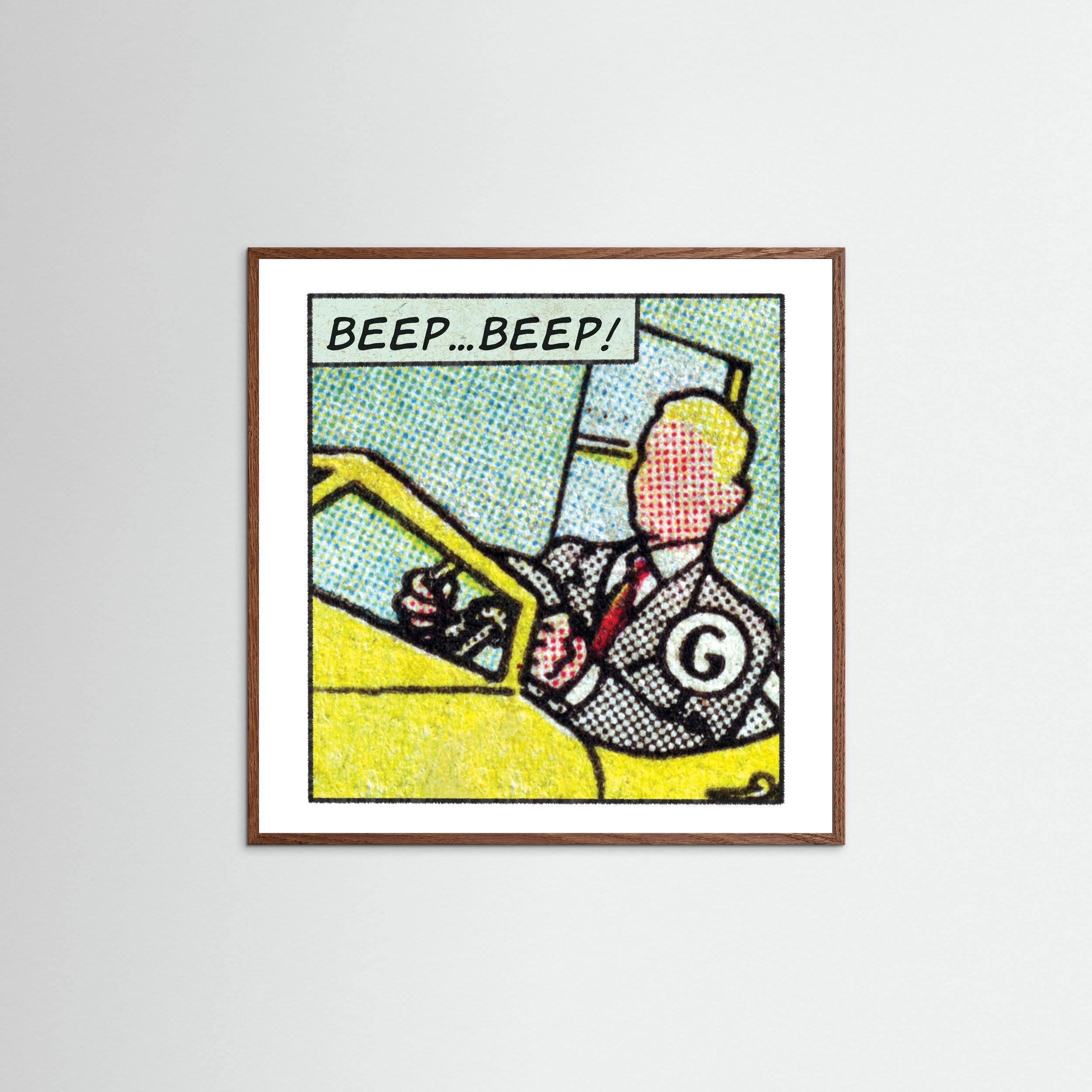 Beep Beep — Pop art comic Giclee Art Print