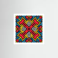 Geometric Street Art Print – Bold Cross Pattern Poster, Modern Graphic Wall Art - Rebel Rebel