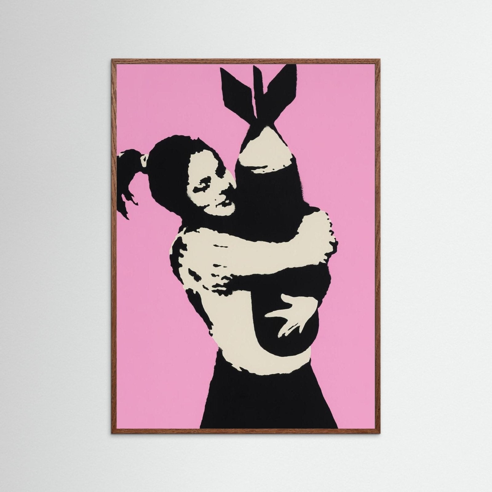 Love the Bomb (Banksy Style) - Rebel Rebel