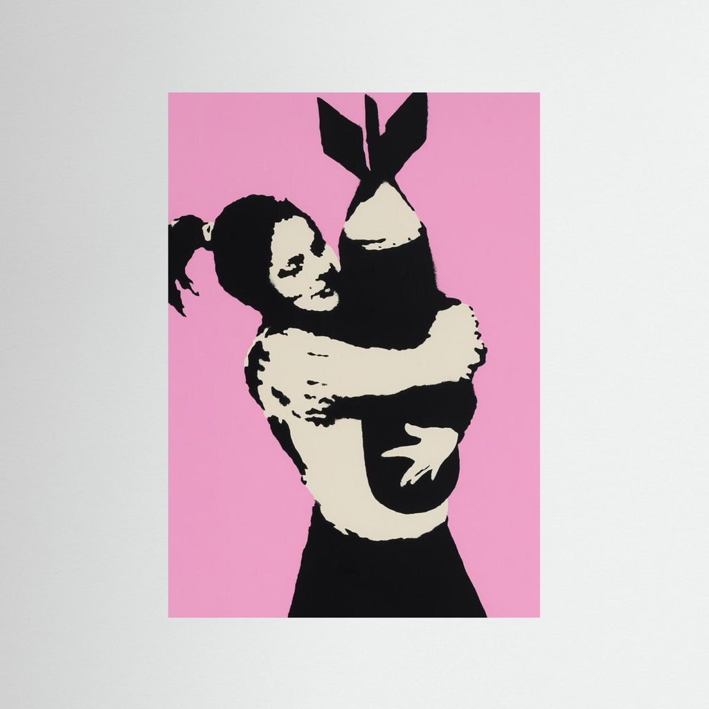 Love the Bomb (Banksy Style) - Rebel Rebel