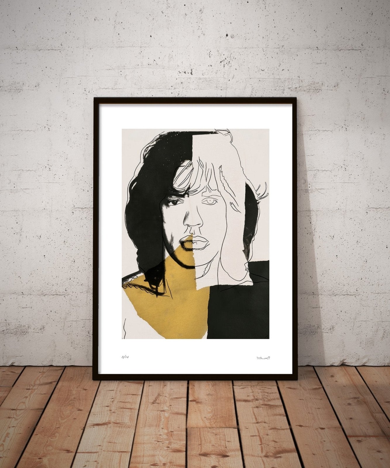 Mick Jagger Gilt Divide - Rebel Rebel