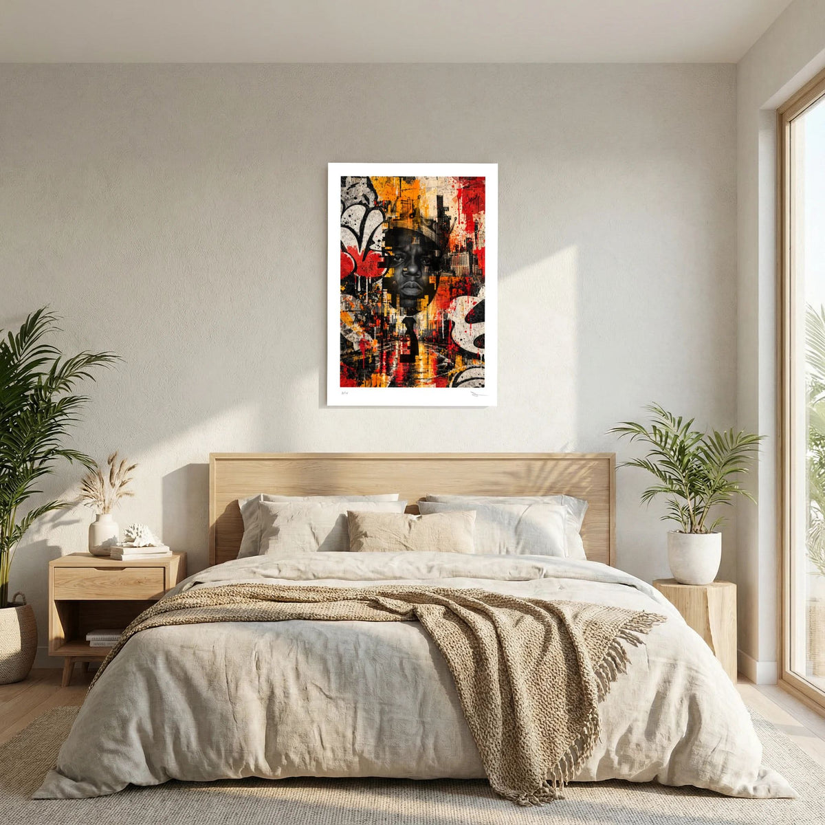 Concrete Royalty – Urban Hip Hop Graffiti Portrait Wall Art