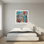Wall Smash – Abstract Urban Collage Street Art Print