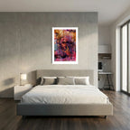 Against the Silence – Colourful Hip Hop Portrait Wall Art Print