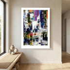 Rip Torn – Abstract Mixed Media Collage Wall Art Print