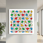 Birds & Bees – Colourful Bird Pop Art Print