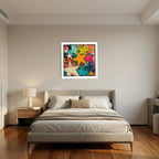 Starstruck – Colourful Abstract Star Street Art Print