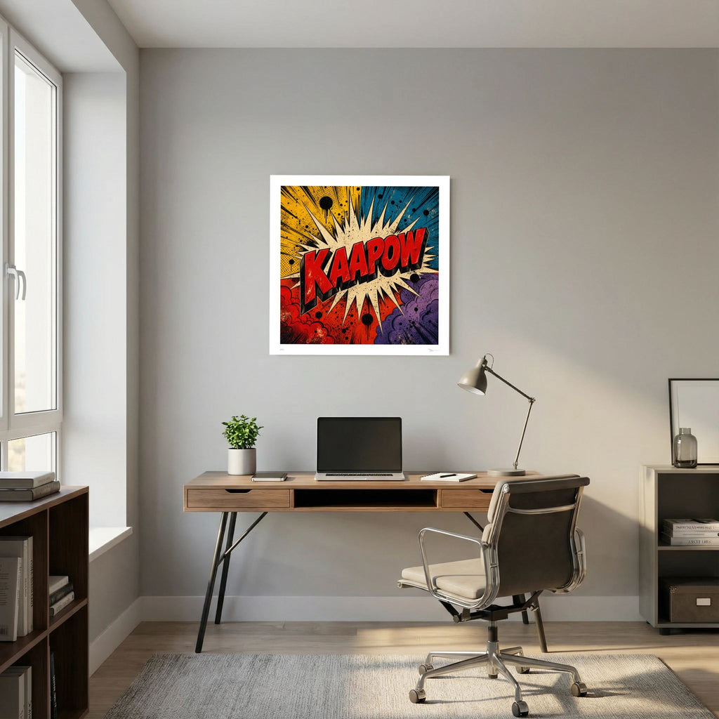 KAAPOW! – Retro Comic Book Pop Art Print
