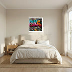 Jibber – Colourful Urban Graffiti Street Art Print