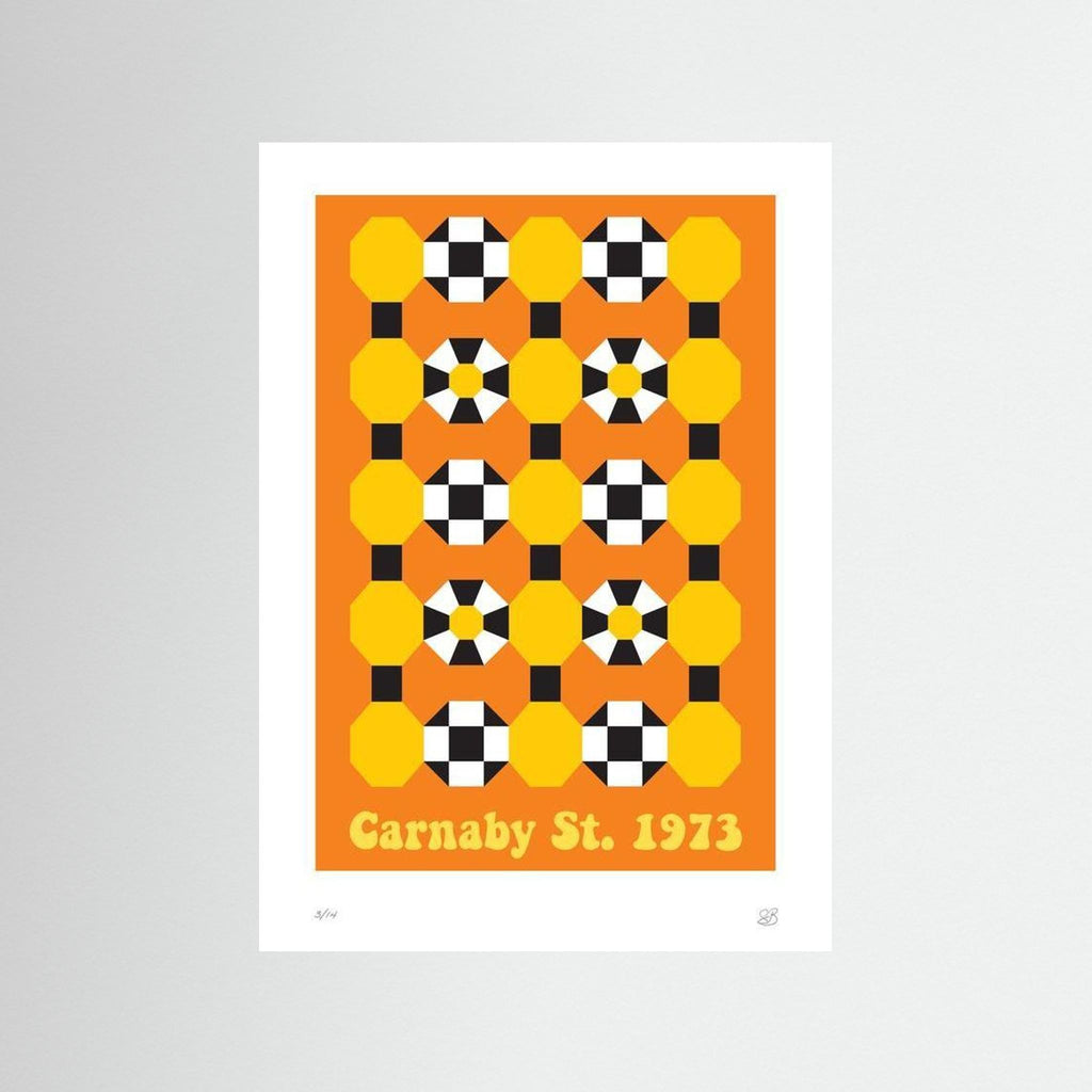 Carnaby St. 1973 – Retro Urban Street Art Print