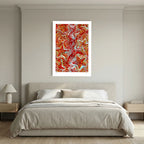 Star Waves – Colourful Psychedelic Abstract Wall Art Print