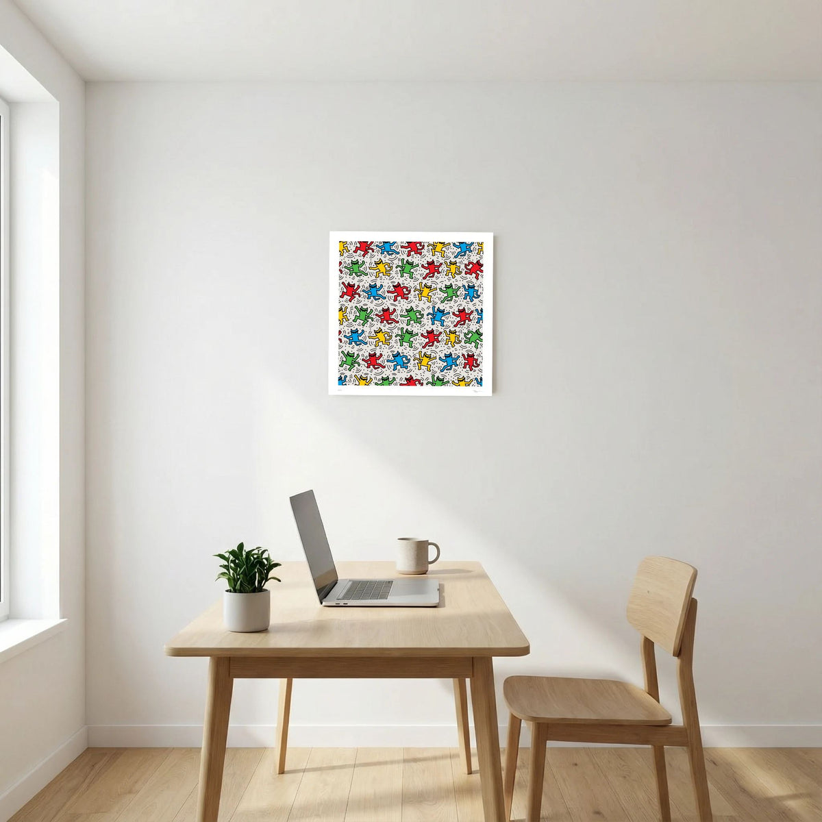 Cool Cats – Colourful Dancing Cat Pop Art Print