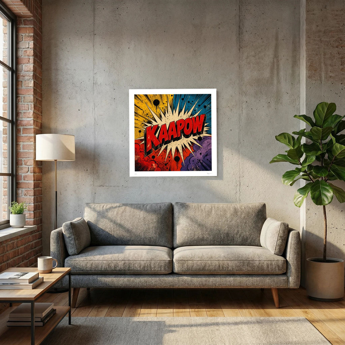KAAPOW! – Retro Comic Book Pop Art Print