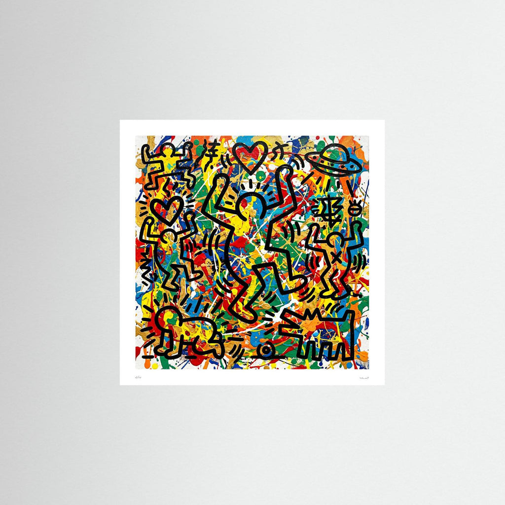 Abstract Street Art Print – Colourful Graffiti Wall Art, Bold Urban Poster for Modern Interiors