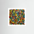 Abstract Street Art Print – Colourful Graffiti Wall Art, Bold Urban Poster for Modern Interiors