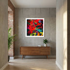 Machine Rush – Colourful Robot Urban Street Art Print