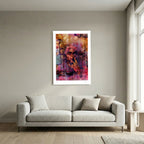 Against the Silence – Colourful Hip Hop Portrait Wall Art Print