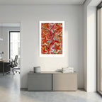 Star Waves – Colourful Psychedelic Abstract Wall Art Print