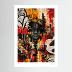Concrete Royalty – Urban Hip Hop Graffiti Portrait Wall Art