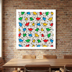 Birds & Bees – Colourful Bird Pop Art Print