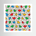 Birds & Bees – Colourful Bird Pop Art Print