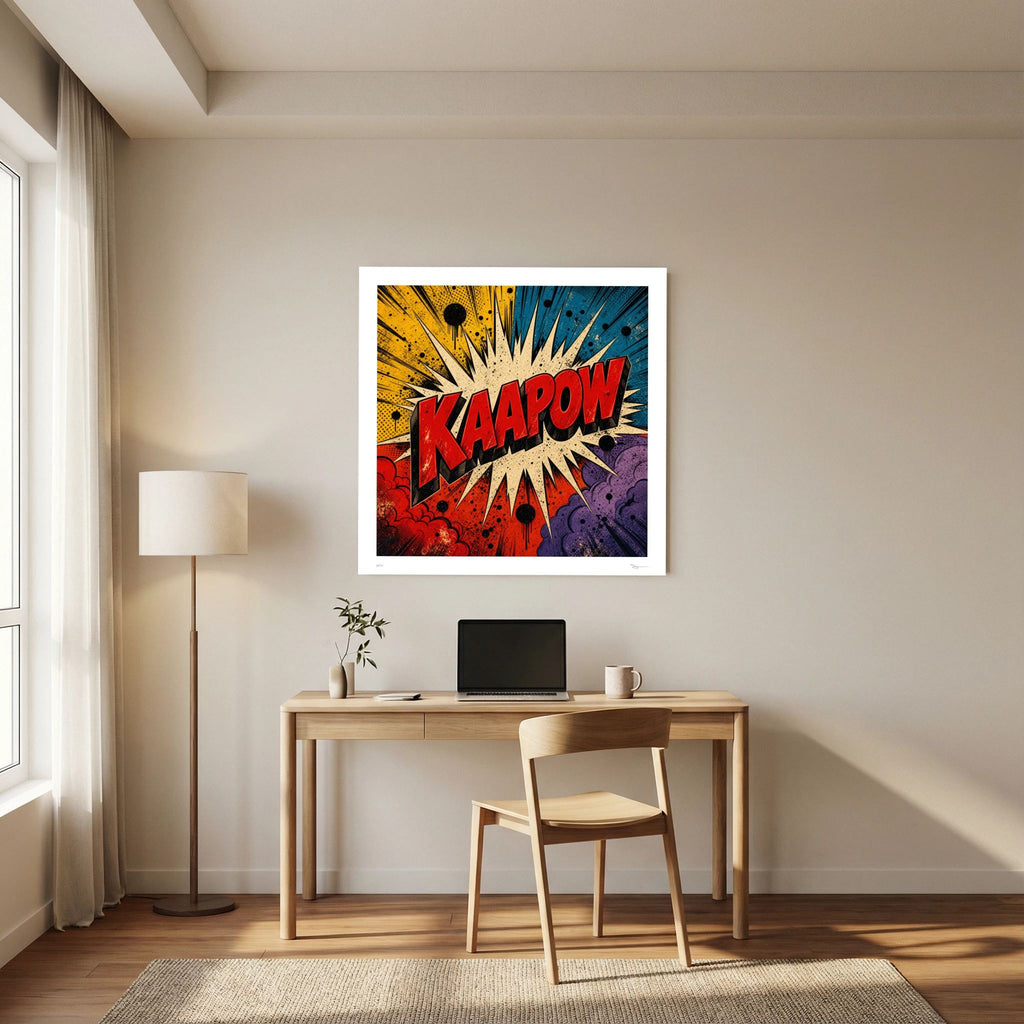KAAPOW! – Retro Comic Book Pop Art Print