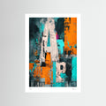 Broken Headlines - Abstract Typography Wall Art – Urban Collage Print, Contemporary Graphic Poster