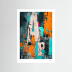Broken Headlines - Abstract Typography Wall Art – Urban Collage Print, Contemporary Graphic Poster