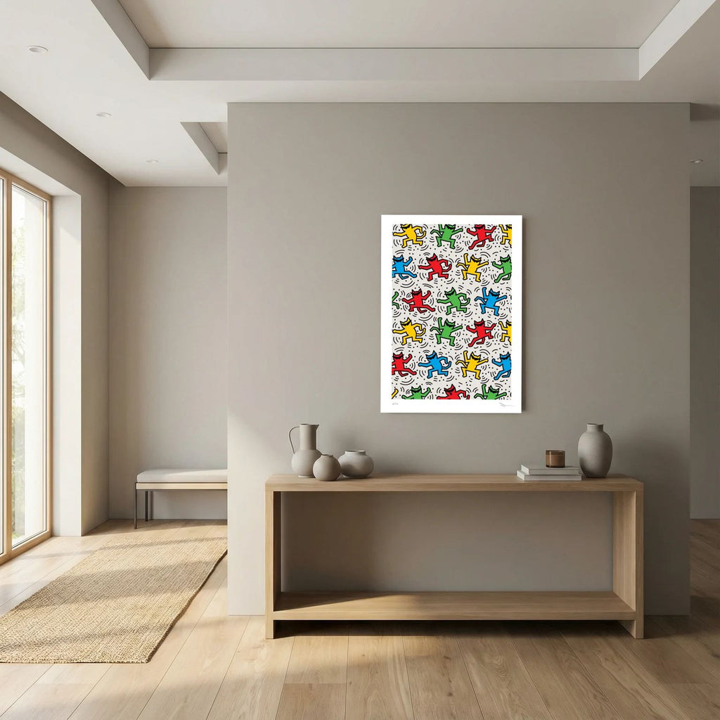 Street Energy Shady Cats – Colourful Dancing Figures Street Art Print