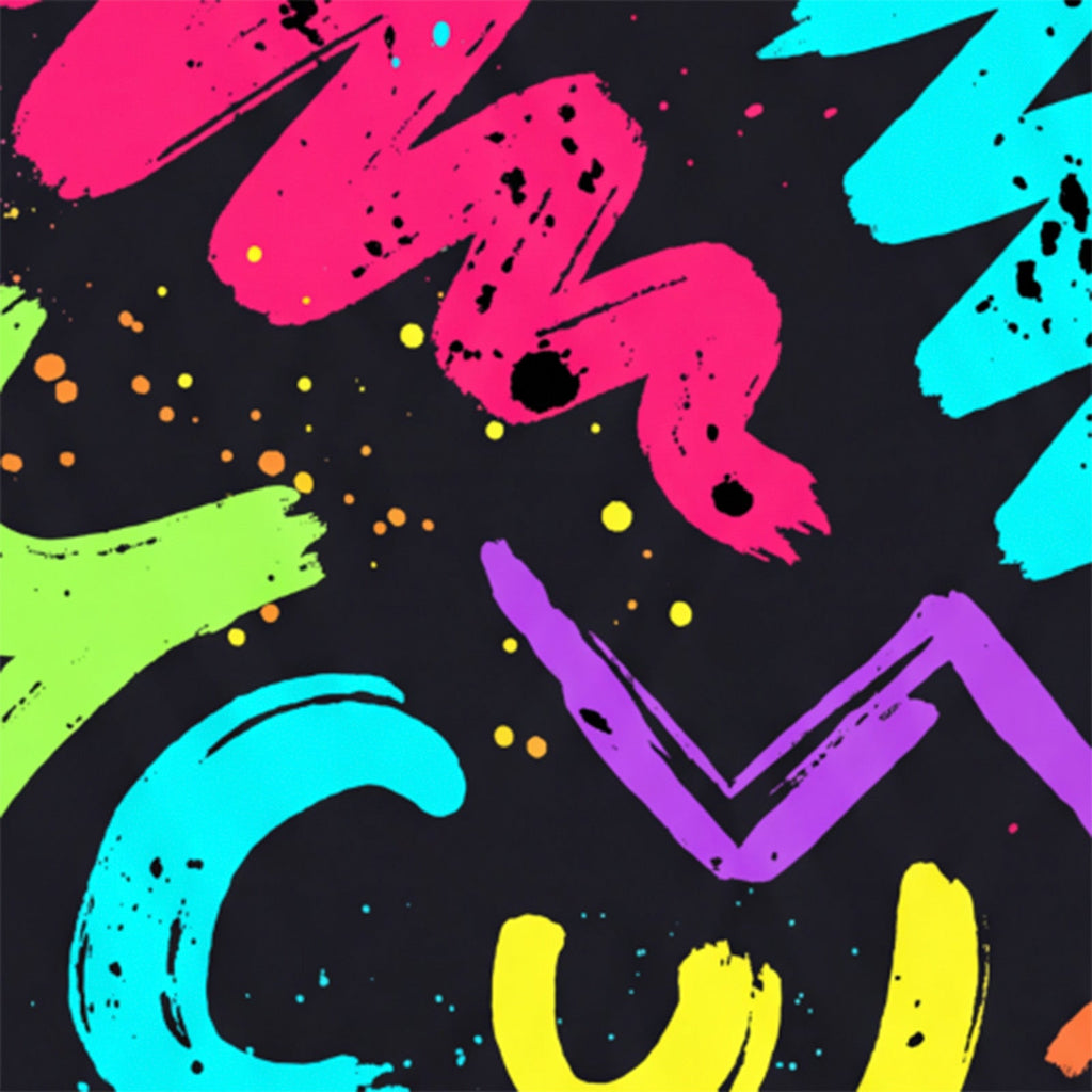 Neon Scribble - Rebel Rebel