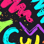 Neon Scribble - Rebel Rebel