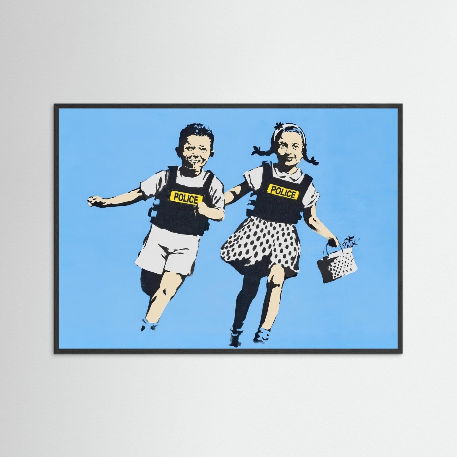 Po Po Kids (Banksy Style) - Rebel Rebel
