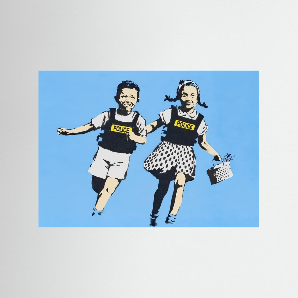 Po Po Kids (Banksy Style) - Rebel Rebel