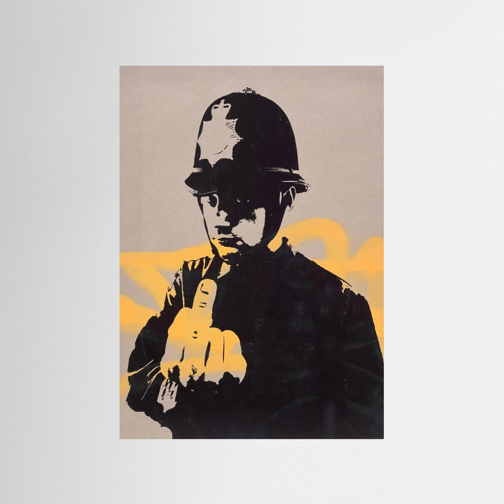 Respect da Law (Banksy Style) - Rebel Rebel