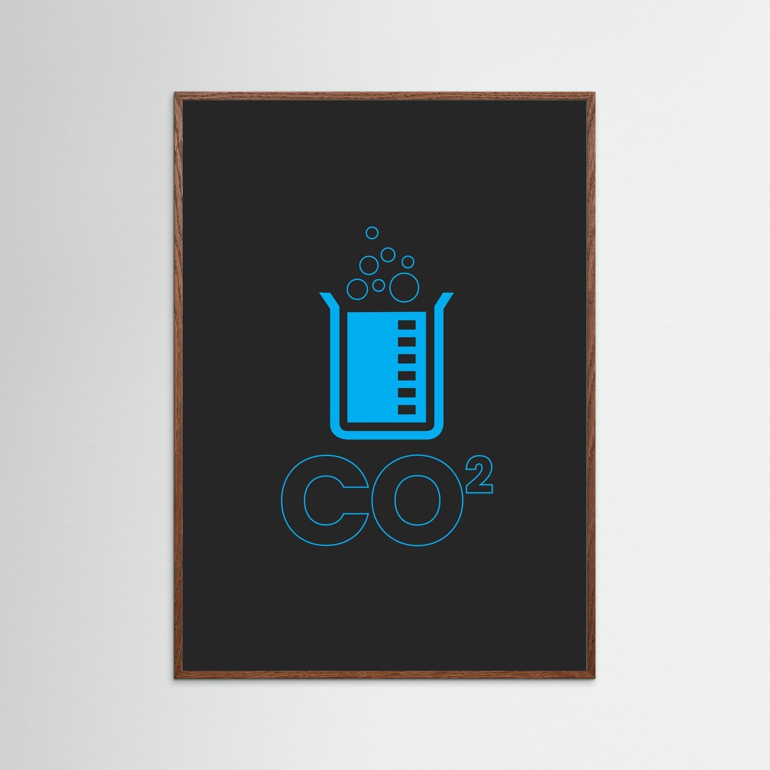 Carbon Experiment — Chemistry wall Giclee art print