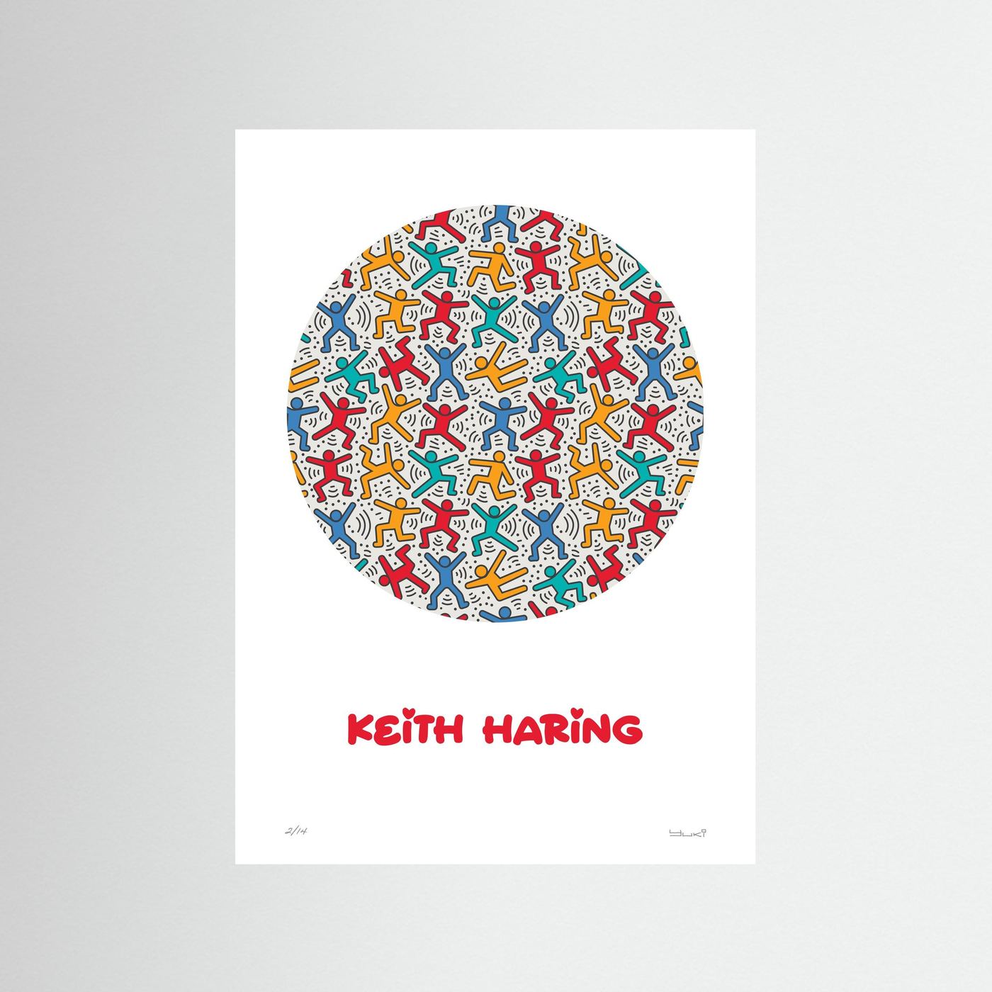 Street Art Print – Colourful Circle Poster, Bold Graphic Urban Wall Art - Rebel Rebel