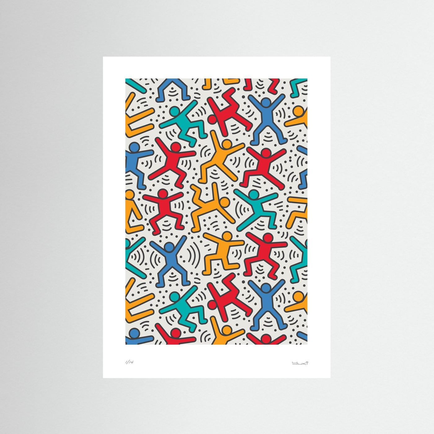 Street Art Print – Colourful Graffiti Poster, Bold Urban Wall Art for Modern Interiors - Rebel Rebel